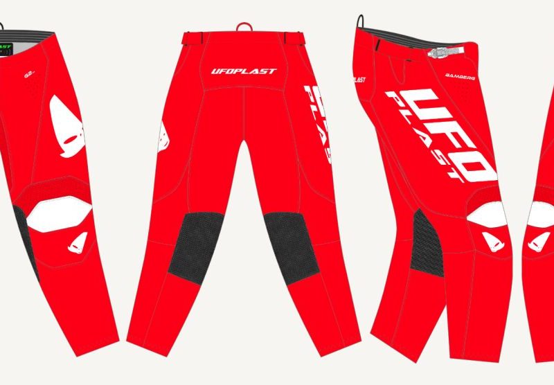 UFO Bamberg Cross Pants - Red/White