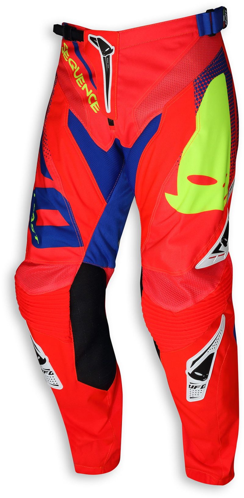 UFO Sequence MADE IN Italy Pants - Red/Blue