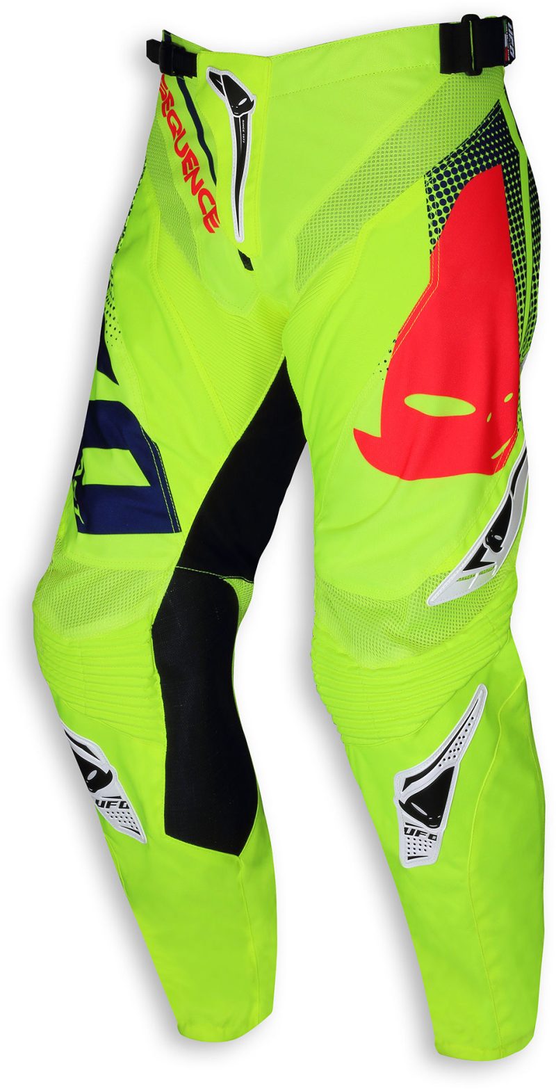 UFO Sequence MADE IN Italy Pants - Yellow/Blue/Red
