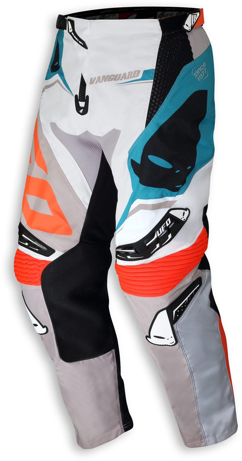 UFO Vanguard Pants - White/Blekitny/Orange