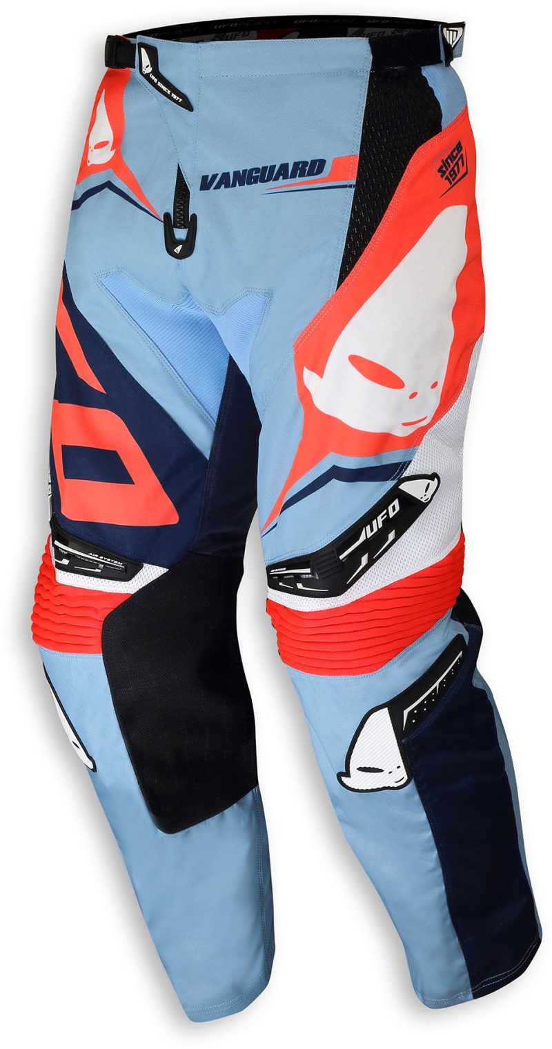 UFO Vanguard Pants - Blekitny/Blue/Red