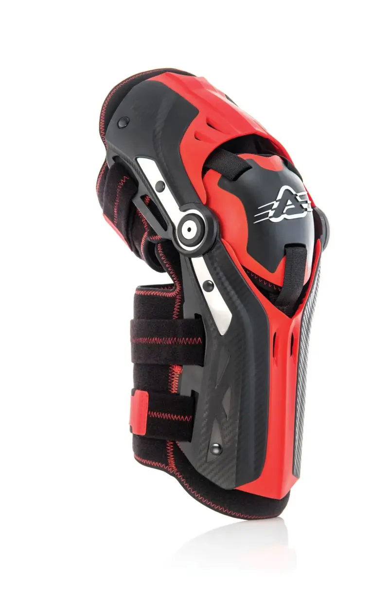 Acerbis Gorilla Knee Guard - Black/Red (Kpl. 2 Szt.)