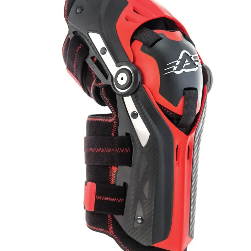 Acerbis Gorilla Knee Guard - Black/Red (Kpl. 2 Szt.)