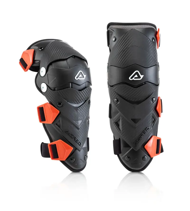 Acerbis Impact EVO Youth Knee Guard - Black/Red