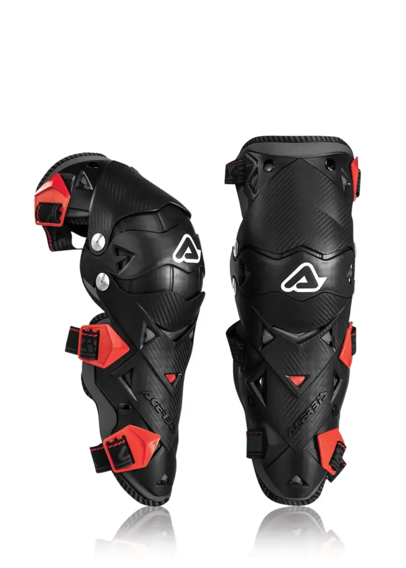 Acerbis EVO 3.0 Knee Guard - Black/Red ( )