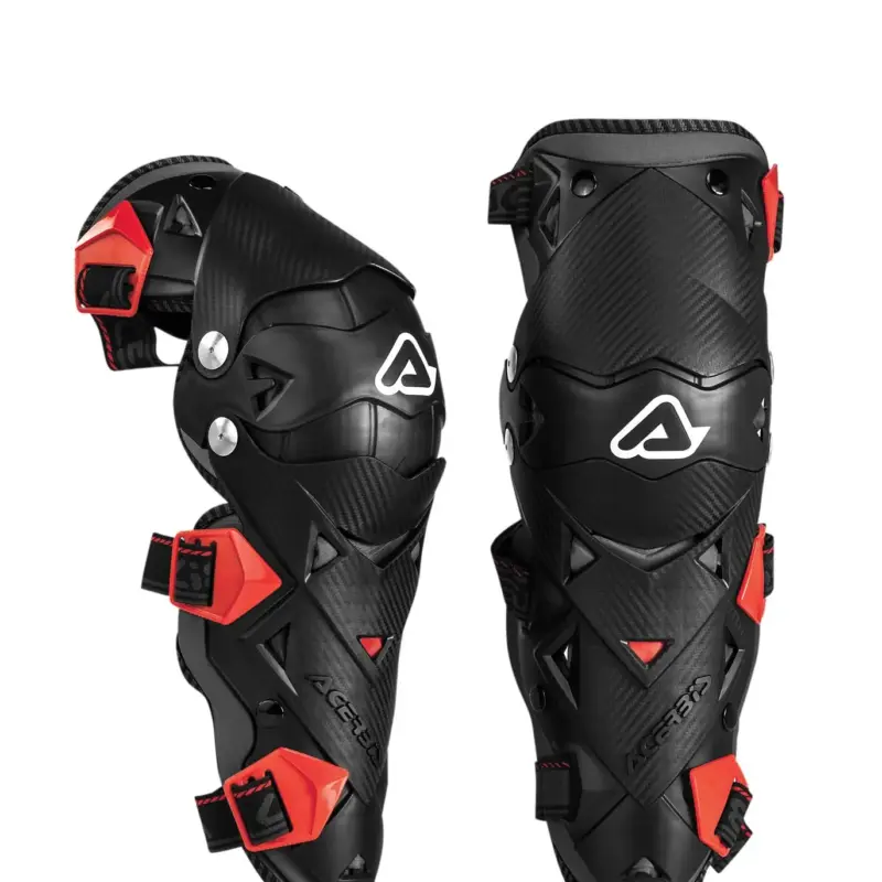 Acerbis EVO 3.0 Knee Guard - Black/Red ( )