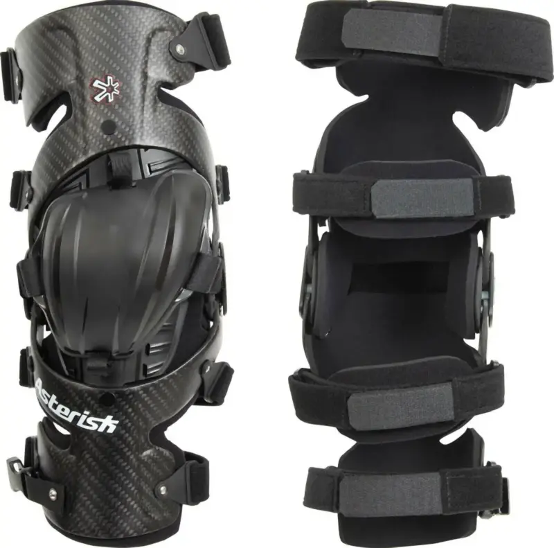 Asterisk Knee Brace Carbon CELL - Black/Carbon
