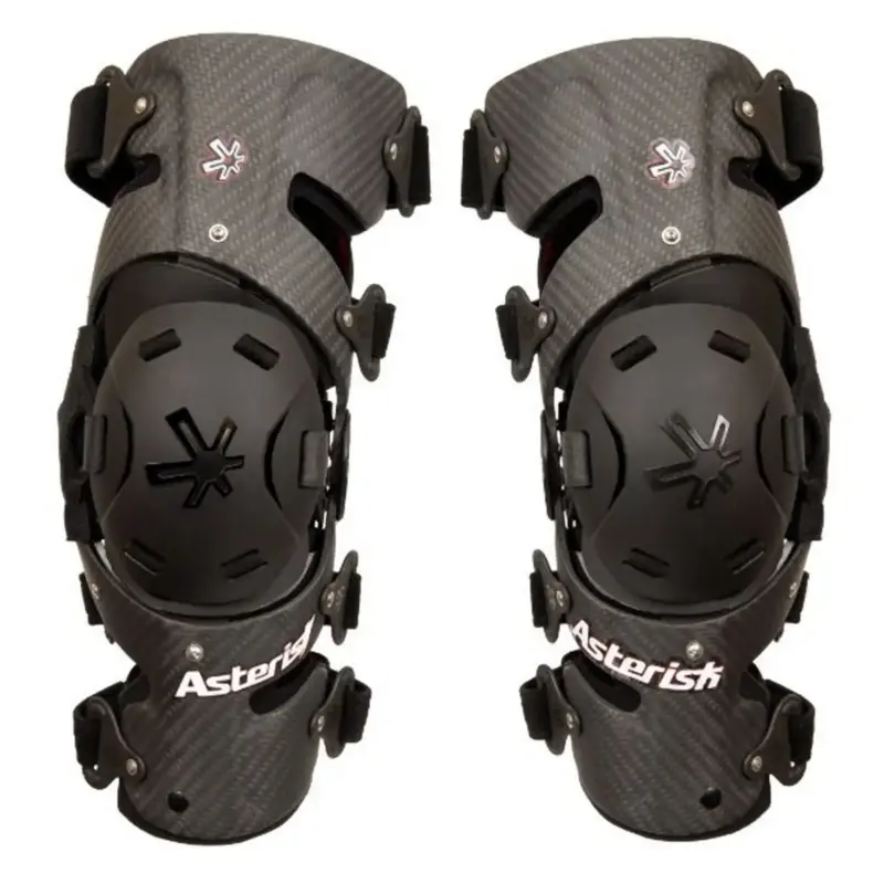 Asterisk Knee Brace Carbon CELL PRO - Black/Carbon