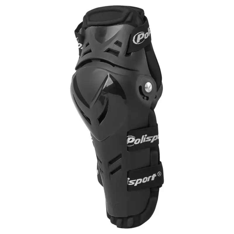 Polisport 3-PACK Devil Hinged Knee Guard - Black