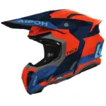 Airoh Twist 3 Fancy BLUE Orange Helmet 2 Airoh Cross / Enduro / ATV / QUAD Twist 3 Fancy BLUE Orange Helmet - Black/Orange/Blue