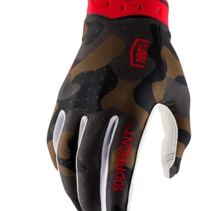 100% Itrack CAMO Gloves - Khaki