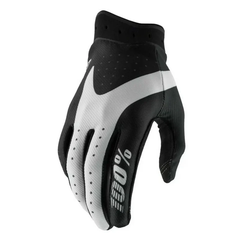 100% Itrack Youth Black Gloves - Czarnyrozmiar S