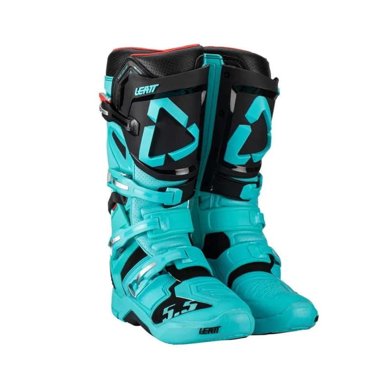 Leatt Cross 5.5 Flexlock Boots FUEL - Blue/Black