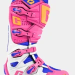 Gaerne SG-12 Shockwave Limited Edition Boots 2 Gaerne SG-12 Shockwave Limited Edition Boots - Pink/Blue/Orange