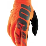 100% Nowosc Brisker Youth Softshell Gloves 1 100% Nowosc Brisker Youth Softshell Gloves - Fluo Orange/Black