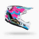 Kenny Racing Performance Graphic + STAR Helmet 1 Kenny Racing Performance Graphic + STAR Helmet - White/Blue/Pink