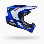Kenny Racing Titanium Graphic Candy Helmet 1 Kenny Racing Titanium Graphic Candy Helmet - Blue/White