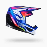 Kenny Racing Track Graphic + Focus Candy Helmet 2 Kenny Racing Track Graphic + Focus Candy Helmet - Blue/White/Orange