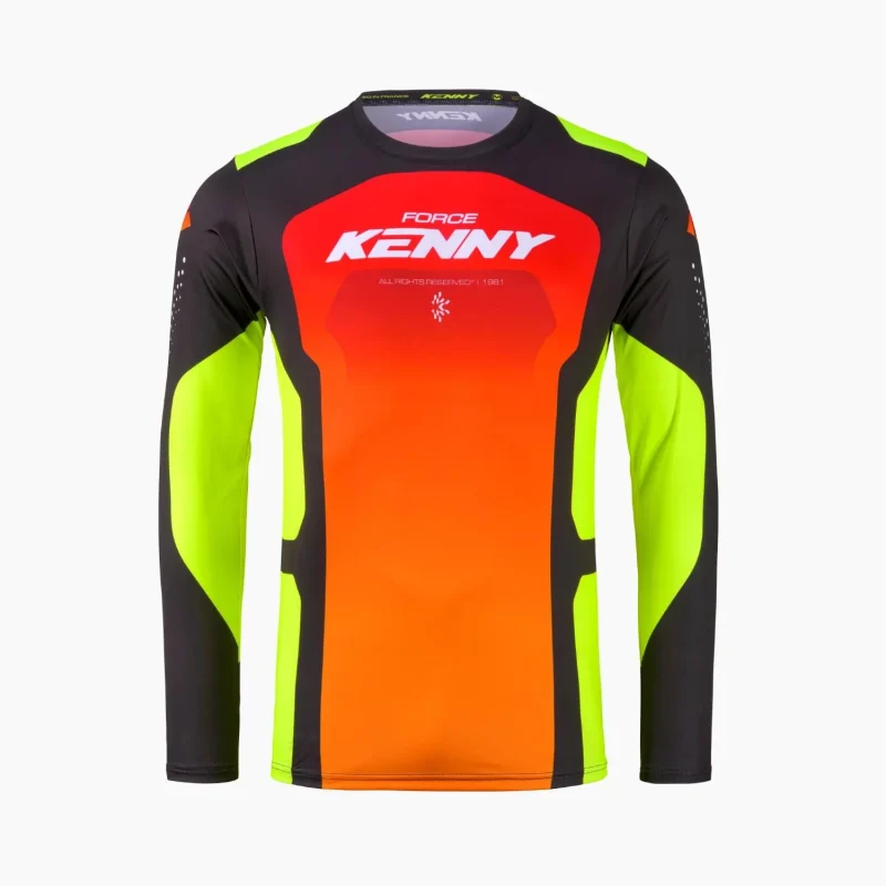 Kenny Racing Force RACE RED NEON Yellow Jersey - Red/Black/Fluo Yellow