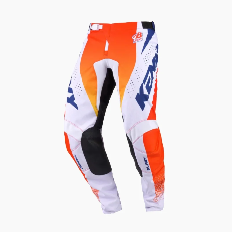 Kenny Racing Track Blast Pants - Orange/White/Blue