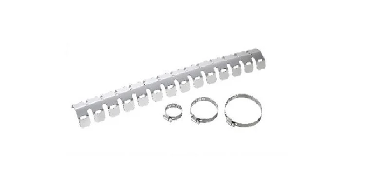 Accel Pipe Guard Elbow Exhaust Aluminium - Silver