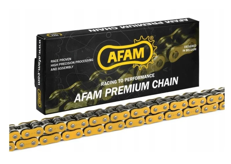 AFAM Drive Chain Cross A520MX6-GG 120L 250-450CCM CLIP LINK - Gold