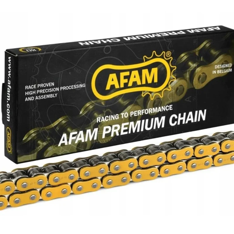 AFAM Drive Chain Cross A520MX6-GG 120L 250-450CCM CLIP LINK - Gold