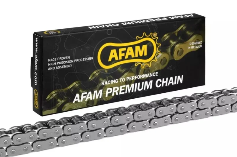 AFAM Drive Chain ROAD / OFF ROAD / Cross A520MR2-G 116L 125-250CCM CLIP LINK - Gold