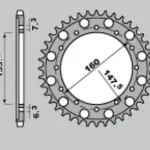 CHT REAR Sprocket 1507 56 Ergal Fantic Motor 50/80/125/200 '84-'96 Enduro Trial , BETA Motor 125 '09, '86-'90 125 Trial ENDURO/TRIAL 1507-56 2 CHT REAR Sprocket 1507 56 Ergal Fantic Motor 50/80/125/200 '84-'96 Enduro Trial , BETA Motor 125 '09, '86-'90 125 Trial ENDURO/TRIAL 1507-56