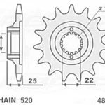 CHT REAR Sprocket 48948 Kawasaki KX 125/250/500 '83-'21 KXF 250/450 '04-'21 Aluminium Silver Ergal 2 CHT REAR Sprocket 48948 Kawasaki KX 125/250/500 '83-'21 KXF 250/450 '04-'21 Aluminium Silver Ergal