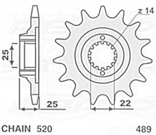 CHT REAR Sprocket 48948 Kawasaki KX 125/250/500 '83-'21 KXF 250/450 '04-'21 Aluminium Silver Ergal