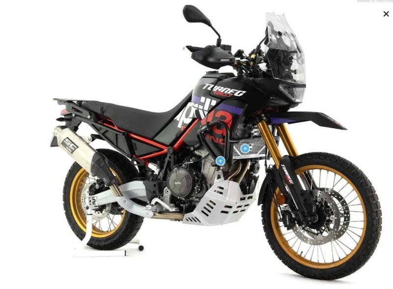 Crosspro Aluminium Crash Guards Engine & Radiator Guards Aprilia Tuareg 660 '23-'25 - Matte Black