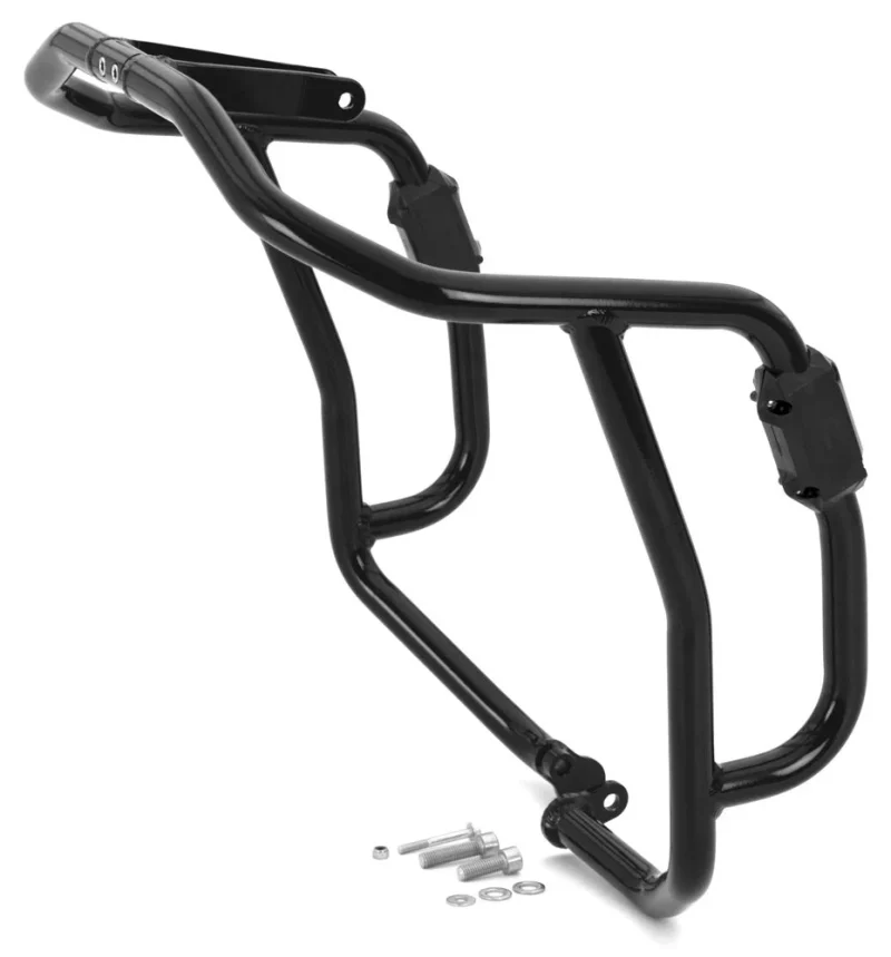 Crosspro Crash Guards Engine Guards Aluminium AJP PR7 650 Adventure '17-'25 - Black Teksturowany
