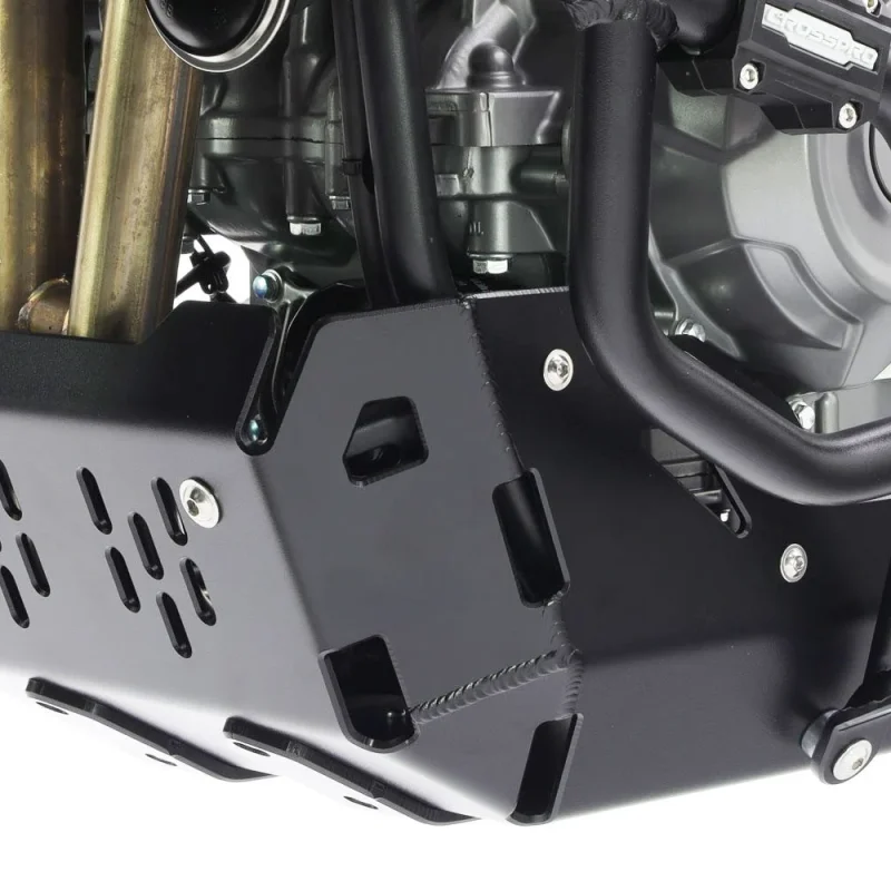 Crosspro Engine Guard Aluminium CF MOTO MT 450 '24 - Matte Matte Black