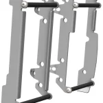 Crosspro Aluminium Radiator Guards Light ICE For Bikes Without Fan Sherco SE/SEF 150/300 '25 1 Crosspro Aluminium Radiator Guards Light ICE For Bikes Without Fan Sherco SE/SEF 150/300 '25 - Silver