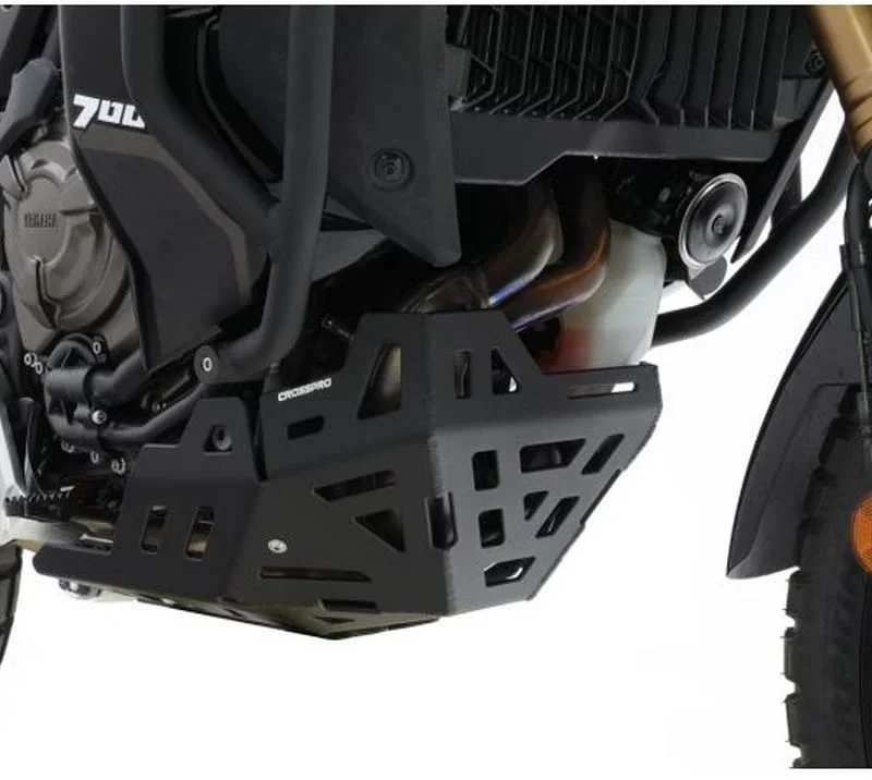 Crosspro Engine Guard Aluminium Yamaha XTZ 690 Tenere 700/WORLD RAID '21-'24, Explore / EXTREME/WORLD Rally '24 - Black