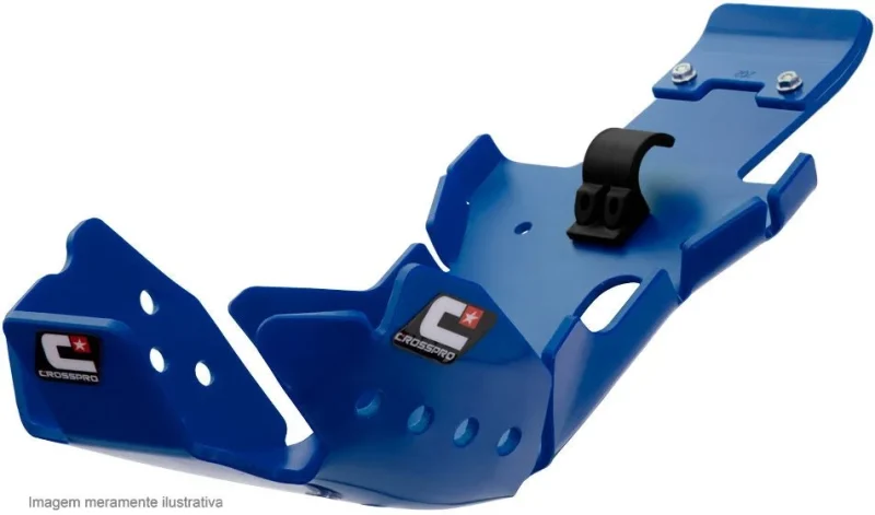 Crosspro Engine & Swingarm Link Guard PRO-LINK Plastic DTC HARD Enduro Sherco SE 250R/300R '19-'22 - Blue