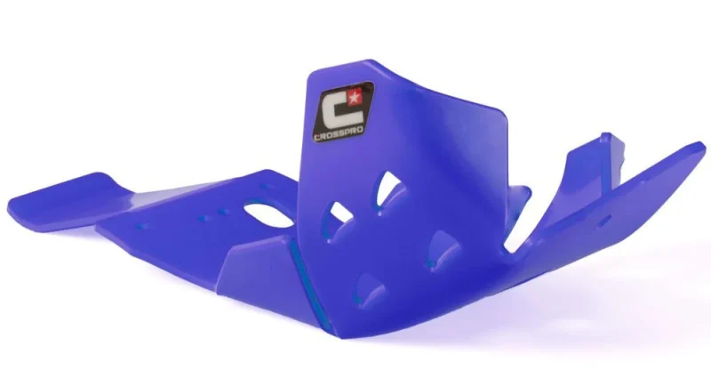 Crosspro Engine & Swingarm Link Guard PRO-LINK Plastic DTC Enduro TM EN/MX 250, EN/MX 300 '19-'21 - Blue Tm Racing