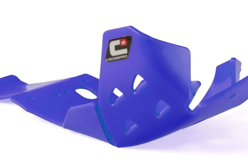 Crosspro Engine & Swingarm Link Guard PRO-LINK Plastic DTC Enduro TM EN/MX 250, EN/MX 300 '19-'21 - Blue Tm Racing