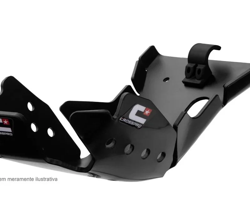 Crosspro Engine Guard Plastic DTC Enduro "EC DTC" KTM EXC-F/EXCF 250/350 '17-23, Husqvarna FE 250/350 '19-'23, GAS EC/EX 250/350F '21-'23 - Black
