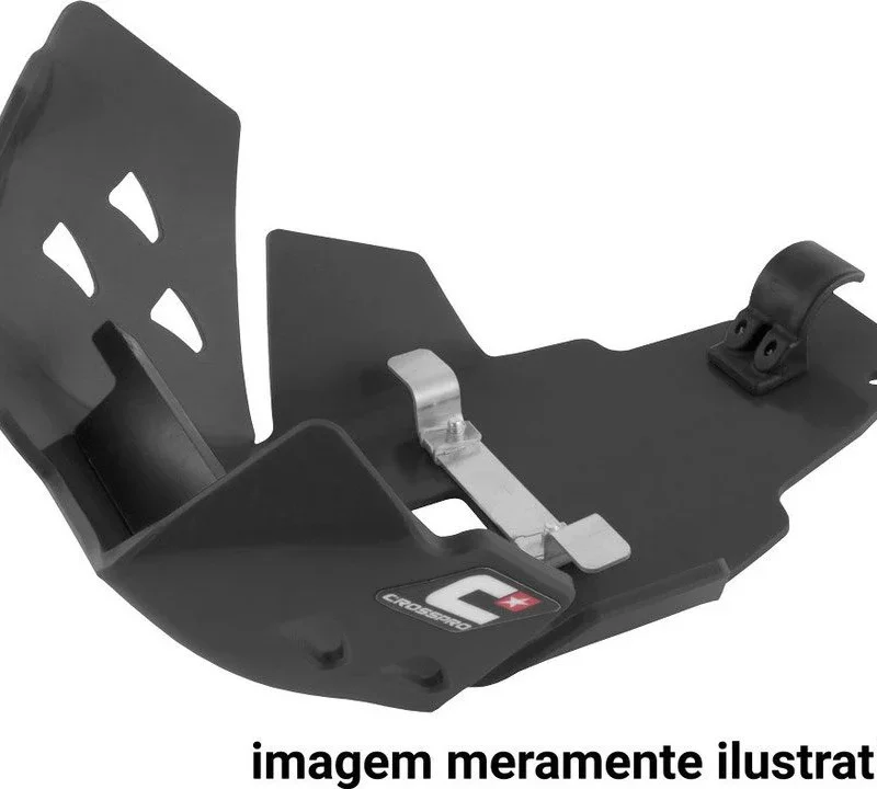 Crosspro Engine Guard Plastic DTC Enduro 'EC DTC' Husqvarna TE 250/300 '17-'19, KTM EXC 250/300 TPI '17-'19 - Black