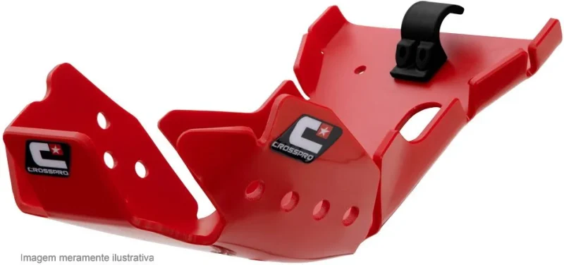 Crosspro Engine Guard Plastic DTC Enduro "EC DTC" ': KTM EXC 350/300 23-, Husqvarna TC 250 23-, TE 300 24-, Gasgas EC / EX / MC 24 - Red