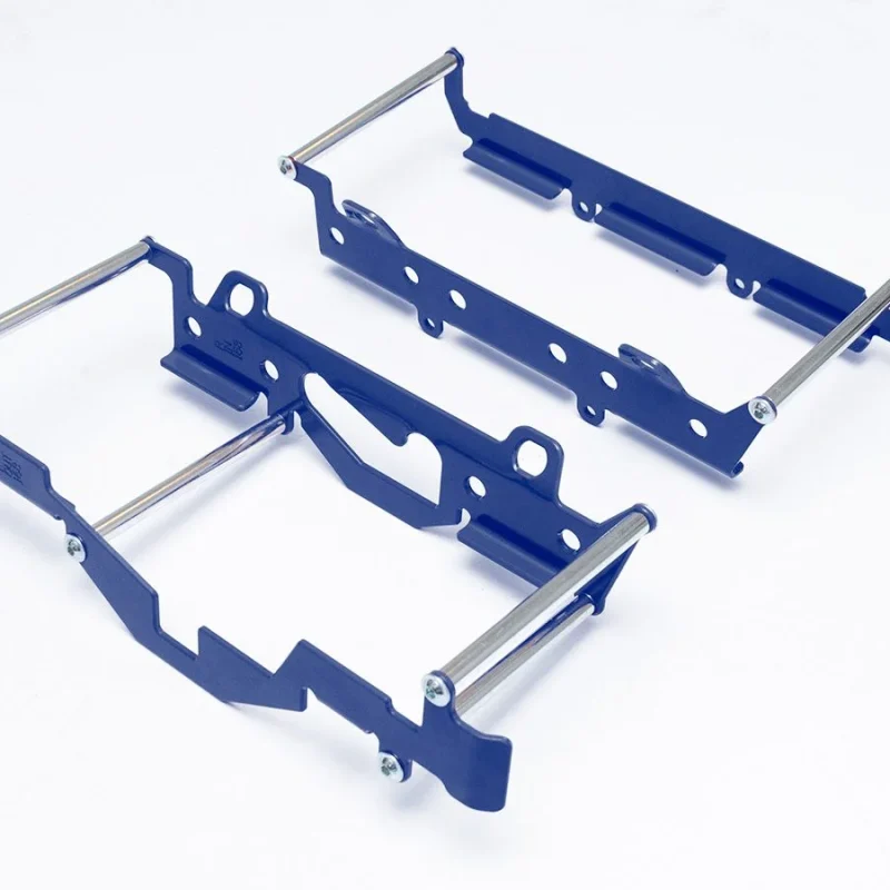 Crosspro Aluminium Radiator Guards Light For Bikes With Fan KTM EXC 125/250 '17-'18, SX 125 '19, Husqvarna TE/FE '17-'18 - Blue