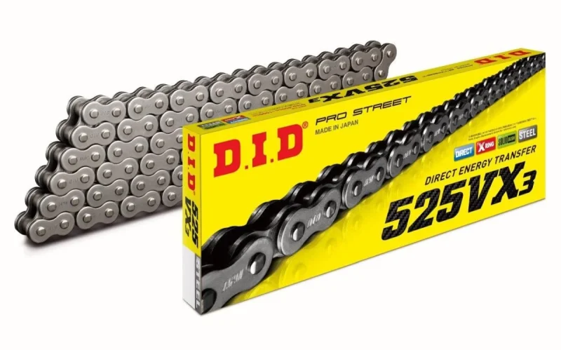 DID Drive Chain 525VX3-124 Links X-RING Open with Rivet Link