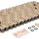 DID Drive Chain 525ZVMX2GG-104 Links X-RING Gold 525ZVMX2GG104 Open with Rivet Link 2 DID Drive Chain 525ZVMX2GG-104 Links X-RING Gold 525ZVMX2GG104 Open with Rivet Link