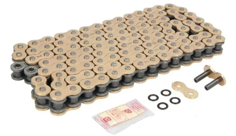 DID Drive Chain 525ZVMX2GG-104 Links X-RING Gold 525ZVMX2GG104 Open with Rivet Link