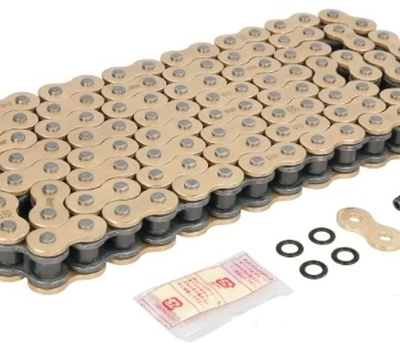 DID Drive Chain 525ZVMX2GG-114 Links X-RING Gold 525ZVMX2GG114 Open with Rivet Link