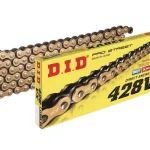 DID Drive Chain 428VXGB-144ZB 144 Links Gold X-RING Open + Rivet LINK 2 DID Drive Chain 428VXGB-144ZB 144 Links Gold X-RING Open + Rivet LINK