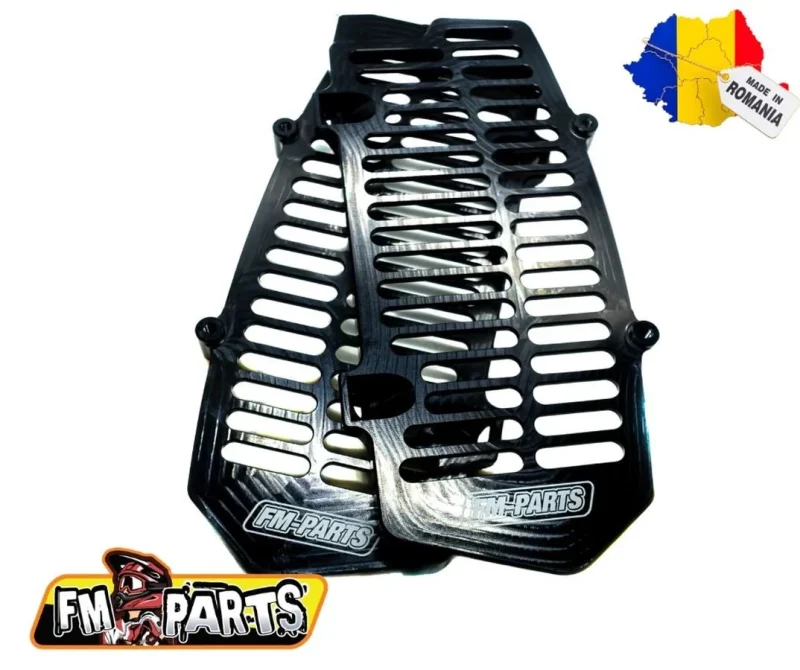 FM-PARTS Radiator Guards Mesh Aluminium KTM / Husqvarna / GAS '20-'23 - Black