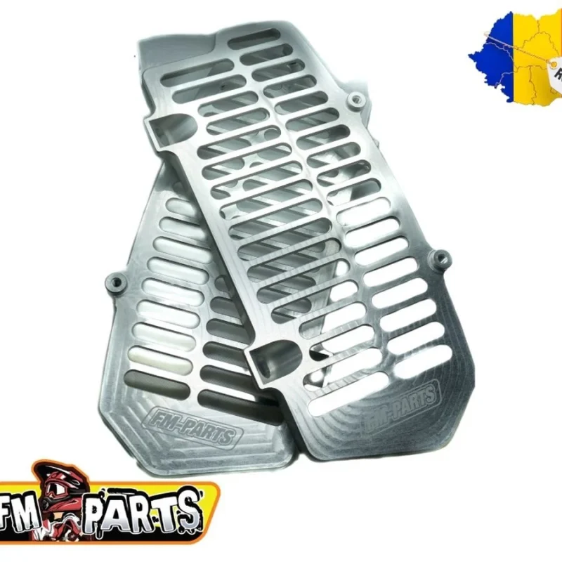 FM-PARTS Radiator Guards Mesh Aluminium KTM/HUSQVARNA '20-23' - Silver